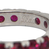 Daisy Exclusive 2.43 ct Burmese Ruby Eternity Band 18k + Montreal Estate Jewelers