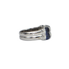 Estate Sapphire and Diamond 18k Gold Ring + Montreal Estate Jewelers