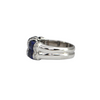 Estate Sapphire and Diamond 18k Gold Ring + Montreal Estate Jewelers