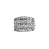 Estate Diamond Multi-Band Platinum Ring With Hinged Band + Montreal Estate Jewelers