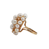 Vintage Pearl and Gold Leaf Cluster Ring + Montreal Estate Jewelers
