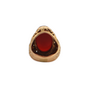 Vintage Carnelian 18K Gold Signet Ring + Montreal Estate Jewelers