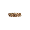 Daisy Exclusive 18K Rose Gold Curb Link Chain Ring + Montreal Estate Jewelers