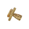 Mid-Century Brutalist 17.0ct Citrine 18K Gold Ring + Montreal Estate Jewelers