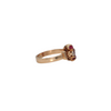 Antique Ruby and Diamond 14k Rose Gold Ring + Montreal Estate Jewelers