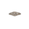 Antique Edwardian Diamond 14k Gold Petite Ring