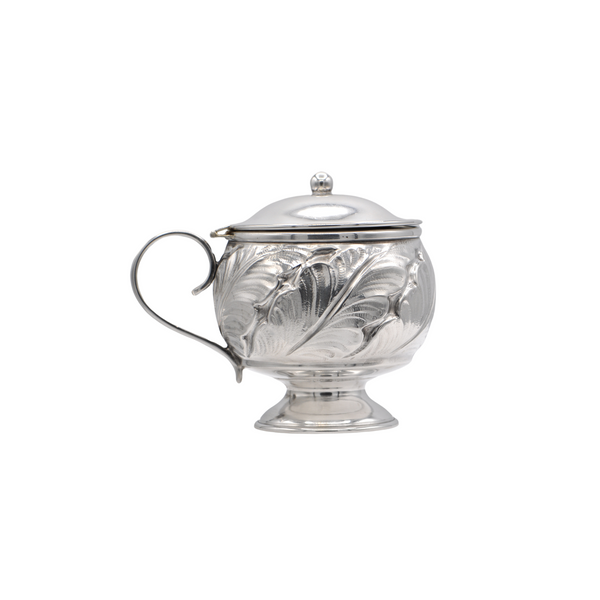 Vintage Carl Poul Petersen Hand Made Sterling Silver Mustard Pot + Montreal Estate Jewelers