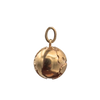 Vintage 10K Yellow Gold Globe Charm 