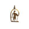 Vintage 18K yellow gold aquarius zodiac sign charm