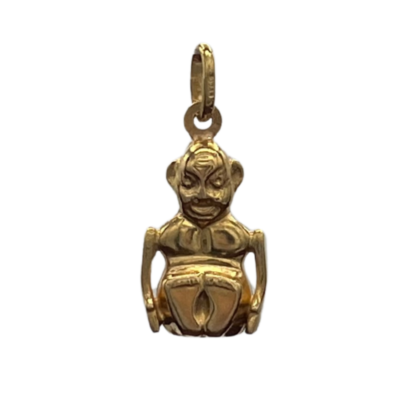 Vintage 18k Yellow Gold Lucky Billiken Charm