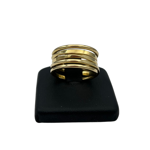 Vintage 5 band uneven stacked ring in 18k yellow gold 2
- Daisy Exclusive Jewellers