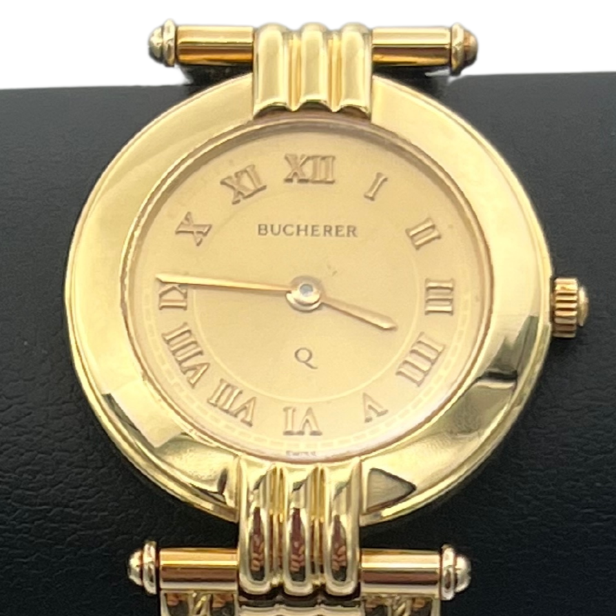 Vintage Bucherer 18k Gold watch 25mm– Daisy Exclusive