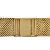Vintage Italian Slightly Tapered Mesh 18k Gold Watch Strap with Jewelry Clasp + Montreal Estate Jewelers