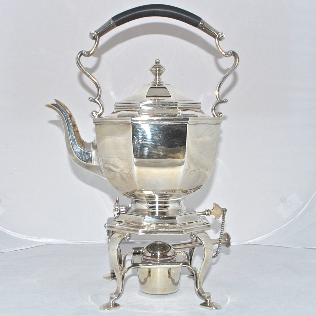 Vintage Mappin & Webb 1926 Sterling Silver Hot Water Tipping Pot - Westmount, Montreal - Daisy Exclusive