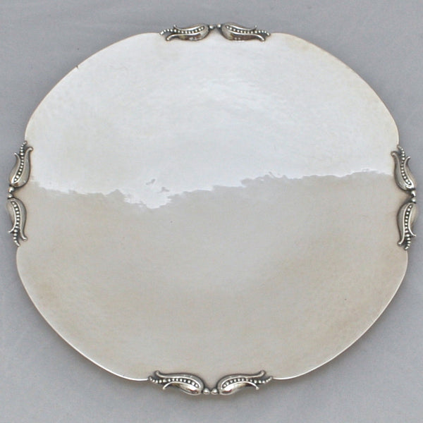 Vintage Carl Poul Petersen Sterling Silver Tray - Westmount, Montreal - Daisy Exclusivers