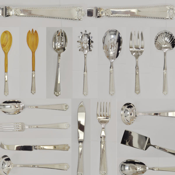 Birks Windsor Straight Handle pattern silverware