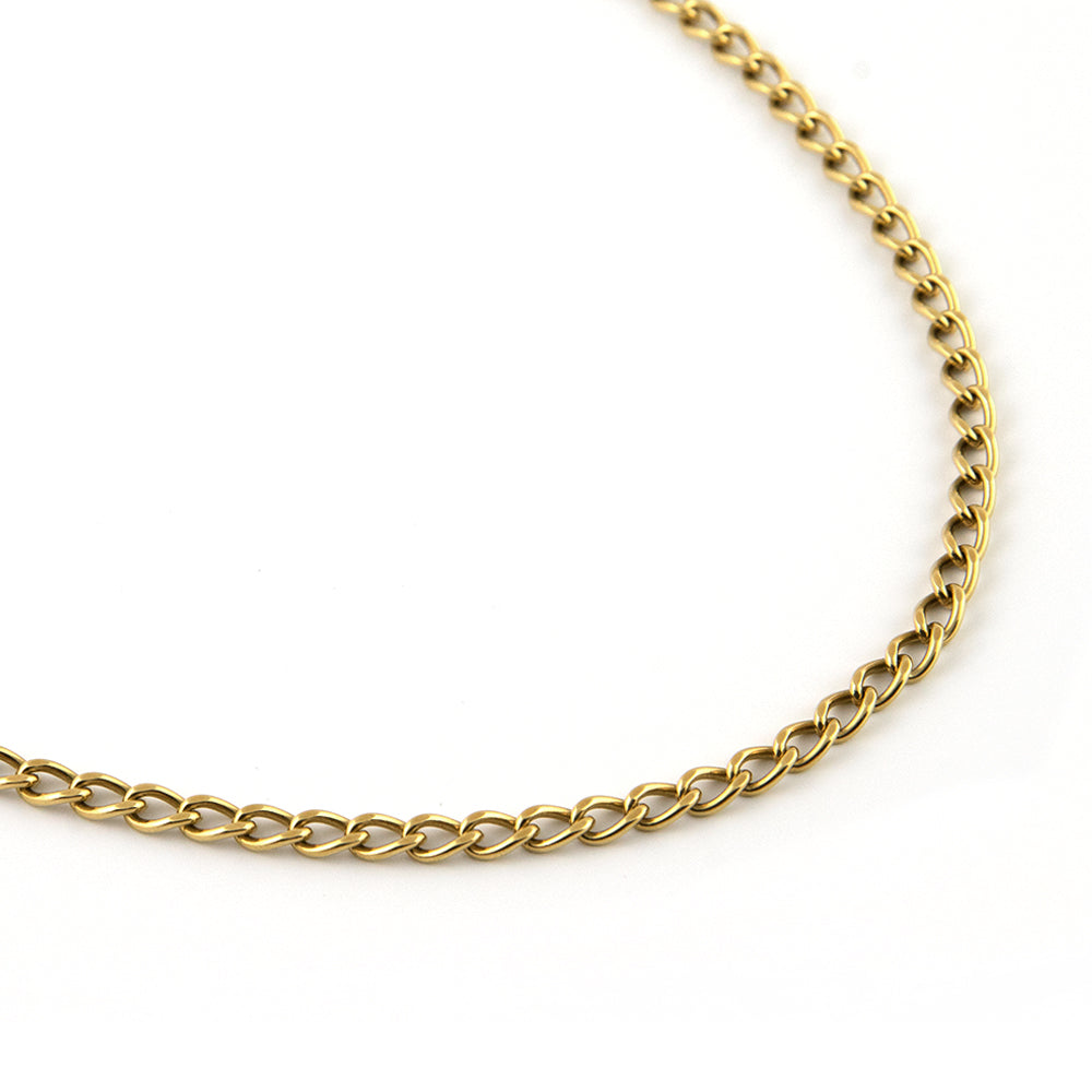 Vintage Solid Gold link necklace 18k - 28'' - Westmount, Montreal