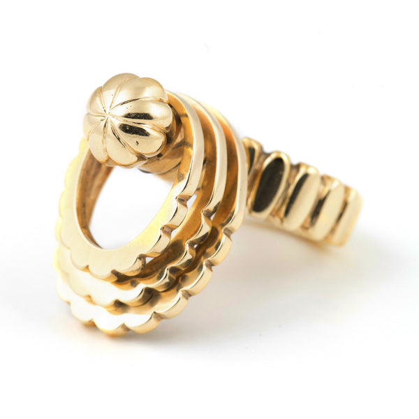 Retro Gold Spinning Ring - Westmount, Montreal
