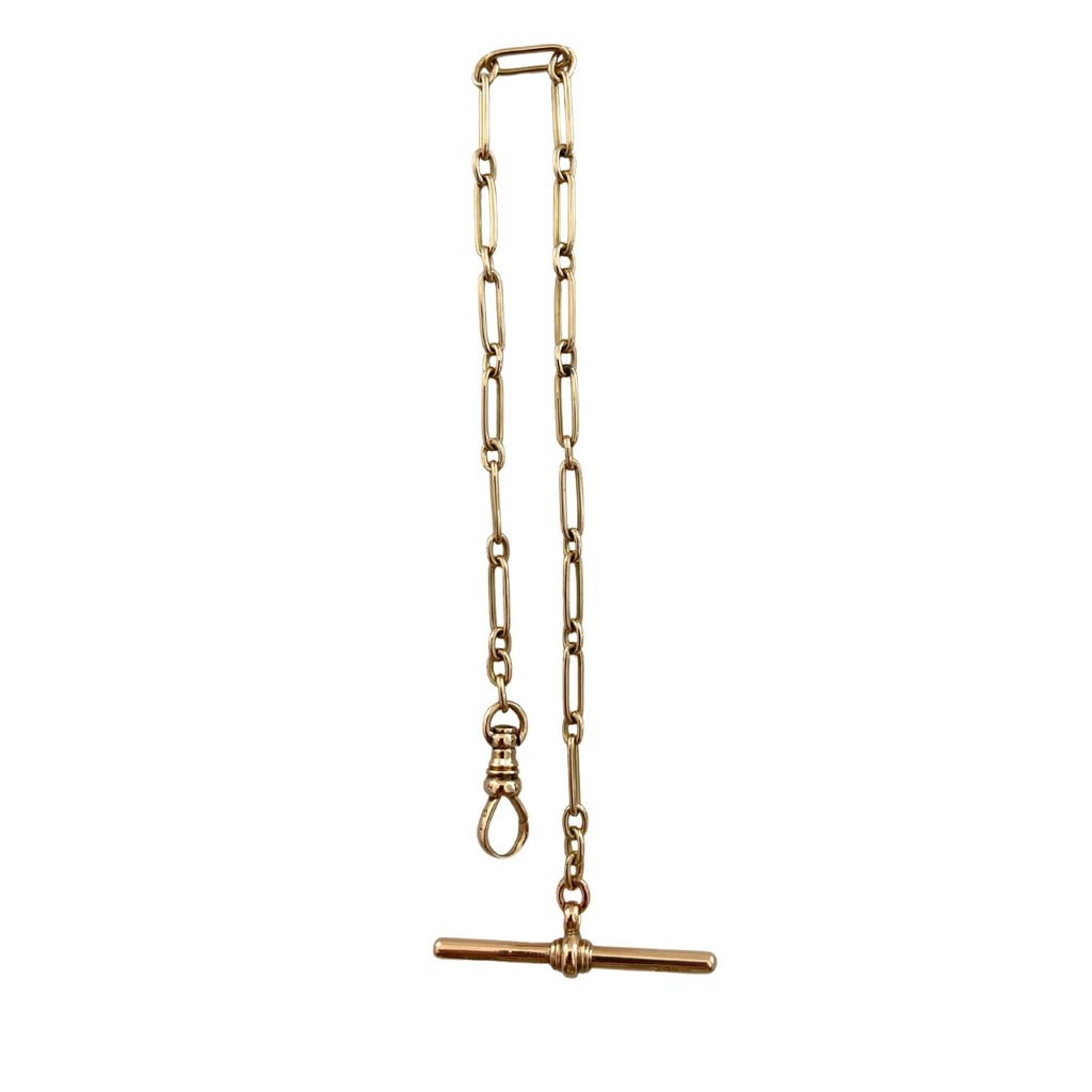 Rose gold hot sale pocket watch chain