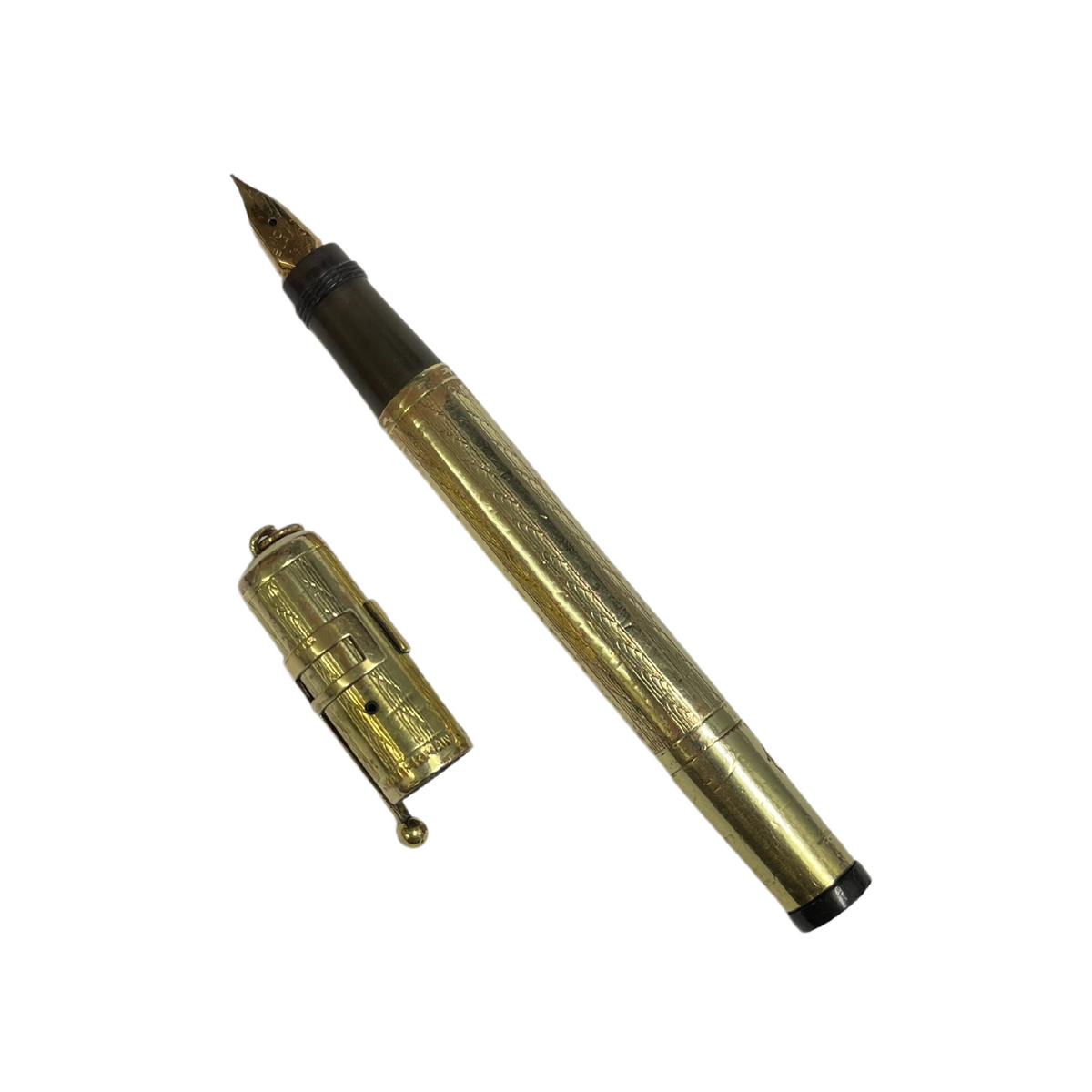 Early 20th Century Gold Filled 'Waterman's' Retractable Fountain