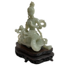 Early 20th Century 'Guanyin' Jadeite Sculpture + Montreal Estate Jewelers