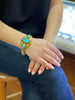 Antique French Vermeil Turquoise Bracelet + Montreal Estate Jewelers
