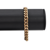 Mid-Century 18k Rose Gold Curb Link Bracelet