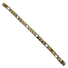Vintage 18K Solid Two Toned Gold Curb Link Bracelet + Montreal Estate Jewelers