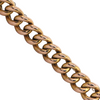 Vintage 14K Rose Gold Large Curb Link Bracelet + Montreal Estate Jewelers