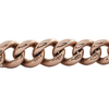 Vintage 9K Rose Gold Graduated Curb Link Bracelet + Montreal Estate Jewelers
