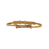 Vintage Children's Gold Bangle Bracelet + Montreal Estate Jewelers