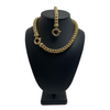 Estate 18K Gold Rounded Curb Link Necklace + Montreal Estate Jewelers