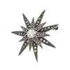Vintage Judith and Jack Marcasite Sterling Silver Starburst Brooch + Montreal Estate Jewelers