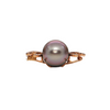Bronze Tahitian Pearl, Ruby & Diamond Bumble Bee Brooch + Montreal Estate Jewelers