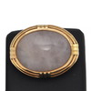 Mid-Century Finnish Lavender Quartz 14K Yellow Gold Brooch (1959) + Montreal Estate Jewelers