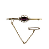 Antique Art Deco 9k Amethyst and Seed Pearl Stickpin Ring Circa 1920-30 + Montreal Estate Jewelers