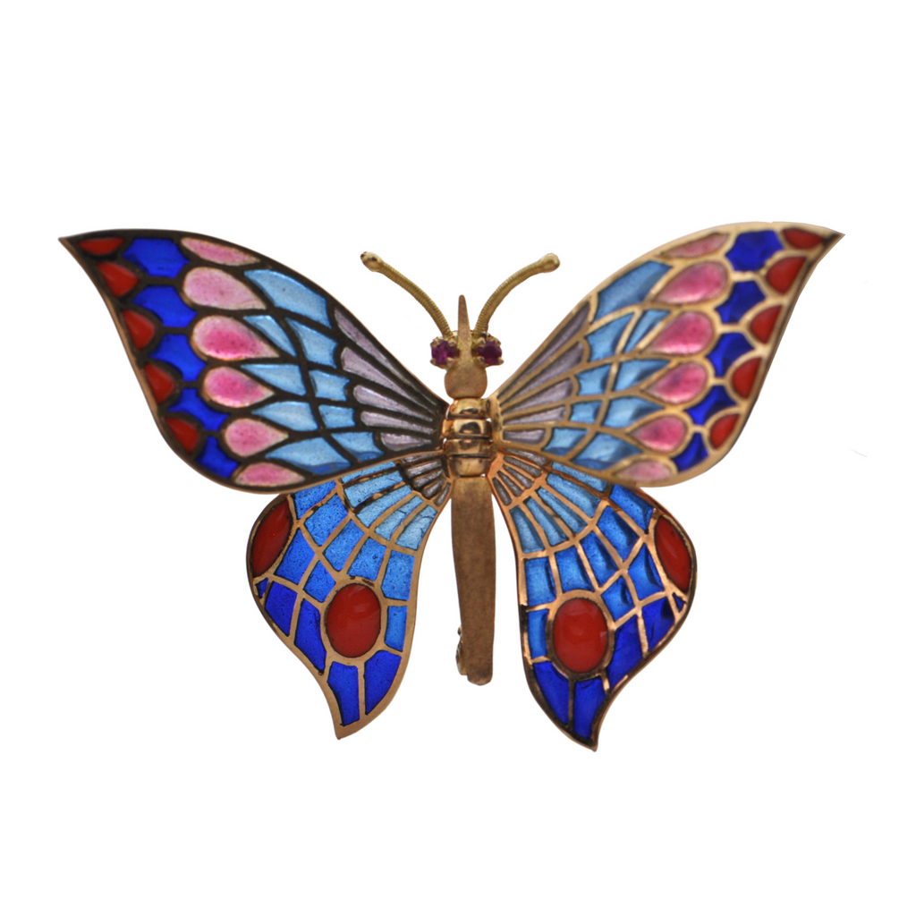 Enamel Pin - Butterfly - Natural Values – Berkley Illustration