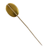 Rare Antique Attributed French 14K Gold Reverse Intaglio Centurion Stickpin C.1860 + Montreal Estate Jewelry