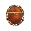 Exceptional Antique Cameo Brooch C.1900 14k Gold + Montreal Estate Jewelers