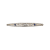 Late Edwardian Diamond and Sapphire 14k Gold Bar Pin + Montreal Estate Jewelers