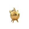 Vintage 18K Yellow Gold Pig Charm + Montreal Estate Jewelers