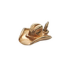 Vintage hand made 10K Yellow Gold Cowboy Hat Charm