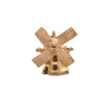 Vintage 10K Yellow Gold Windmill Charm + Montreal Estate Jewelers