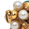Vintage Italian Pearl 18K Yellow Gold Charm + Montreal Estate Jewelers