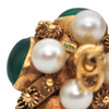 Vintage Italian Pearl 18K Yellow Gold Charm + Montreal Estate Jewelers