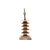 Vintage 14K Rose Gold Japanese Pagoda Charm + Montreal Estate Jewelers