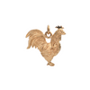 Vintage Gold Rooster Charm + Montreal Estate Jewelers