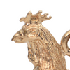 Vintage Gold Rooster Charm + Montreal Estate Jewelers