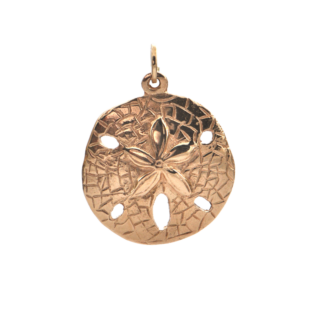 Vintage Gold Sand Dollar Charm/Pendant + Montreal Estate Jewelers