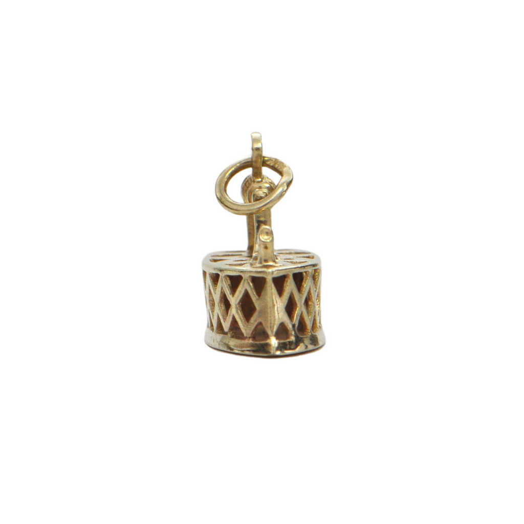 Vintage 10k Gold Iron Charm + Montreal Estate Jewelers